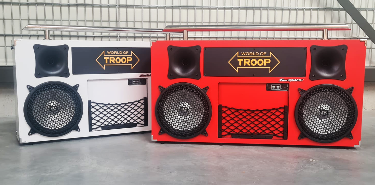 Troop Freestyle Boombox White