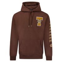 Hoodie Pellham Dark Brown/Sand - worldoftroop