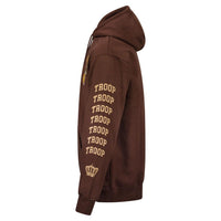 Hoodie Pellham Dark Brown/Sand - worldoftroop