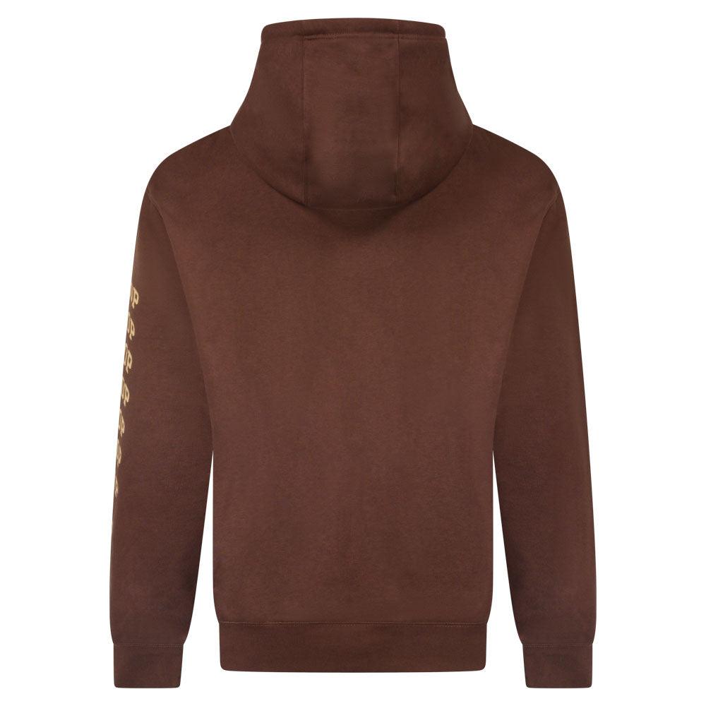 Hoodie Pellham Dark Brown/Sand - worldoftroop