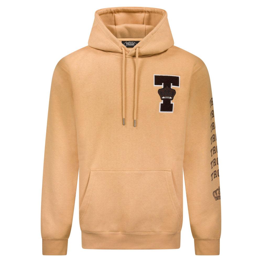 Hoodie Pellham Sand/Dark Brown - worldoftroop