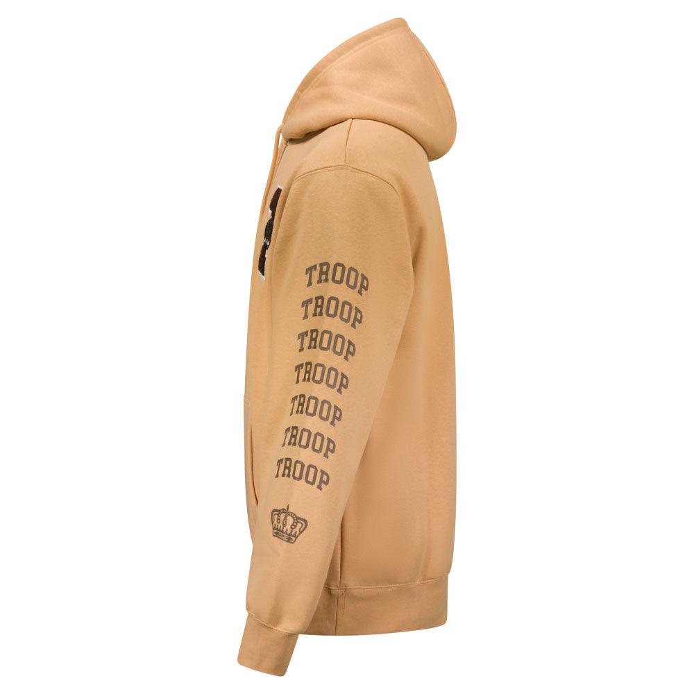 Hoodie Pellham Sand/Dark Brown - worldoftroop