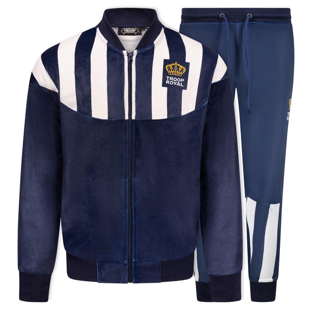 Tracksuit Mercer Navy/White - worldoftroop