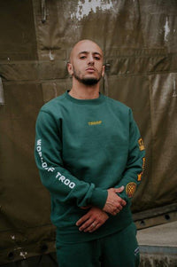 Sweat Bronxdale Dark Fir Green - worldoftroop